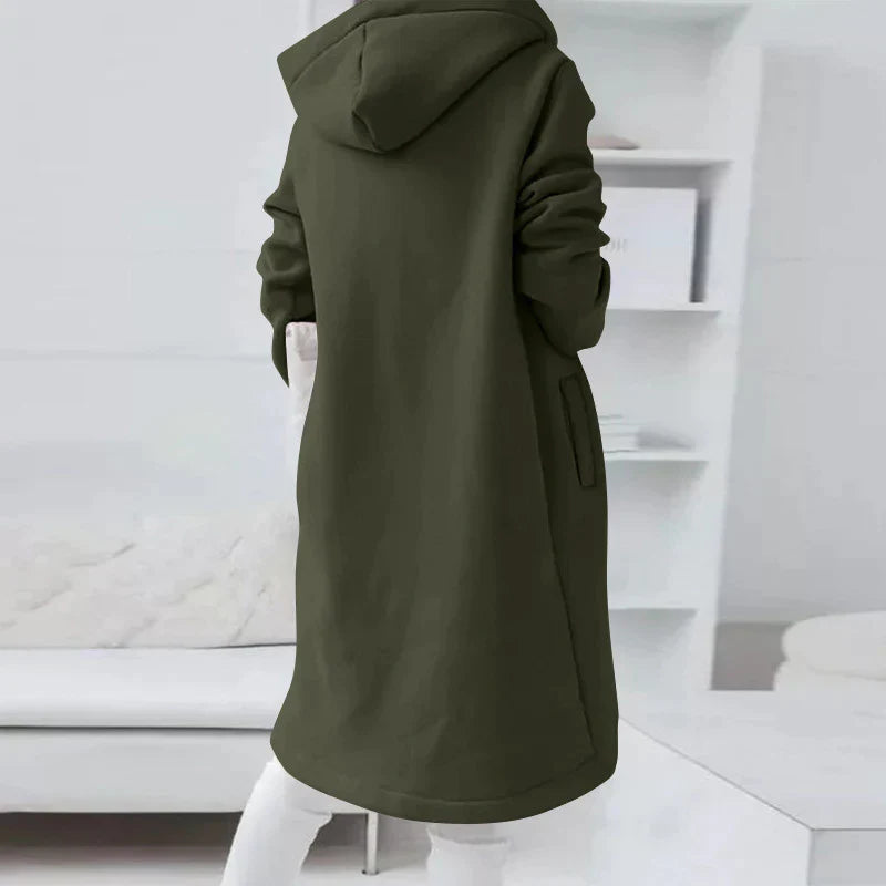 NOVA - Lang Hoodie Vest Met Capuchon Dames