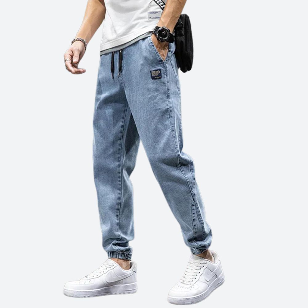 Zachte En Comfortabele Denim Joggingbroek - Alton