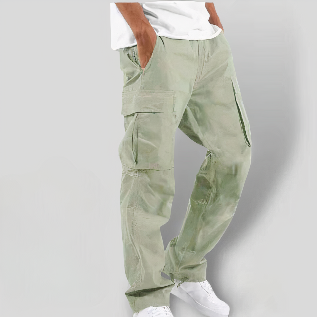Stijvolle Losse Cargo Broek Voor Heren - Fince