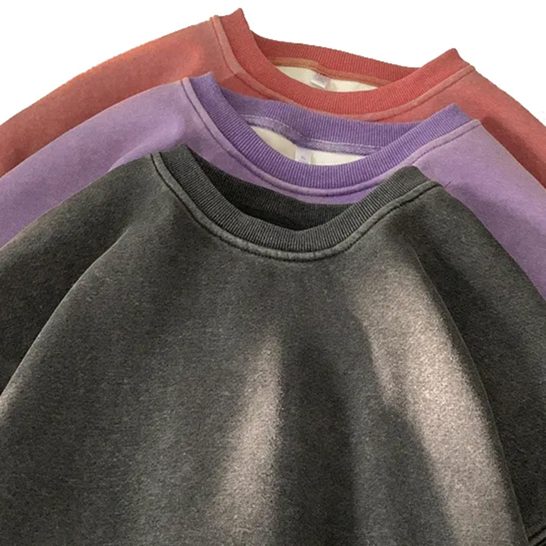 Washed Basic Trui voor Heren