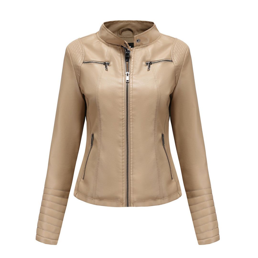 Stijlvolle Bikerjack Met Ritszakken | Winter