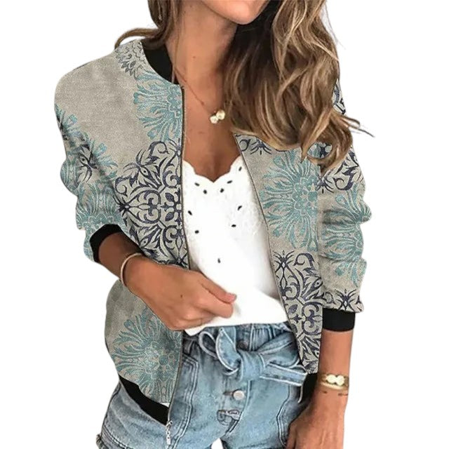Dames Casual Zomerjasje Met Bloemenprint