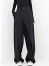 Asymmetrische Broek Met Wijde Pijpen Dames