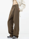 Asymmetrische Broek Met Wijde Pijpen Dames