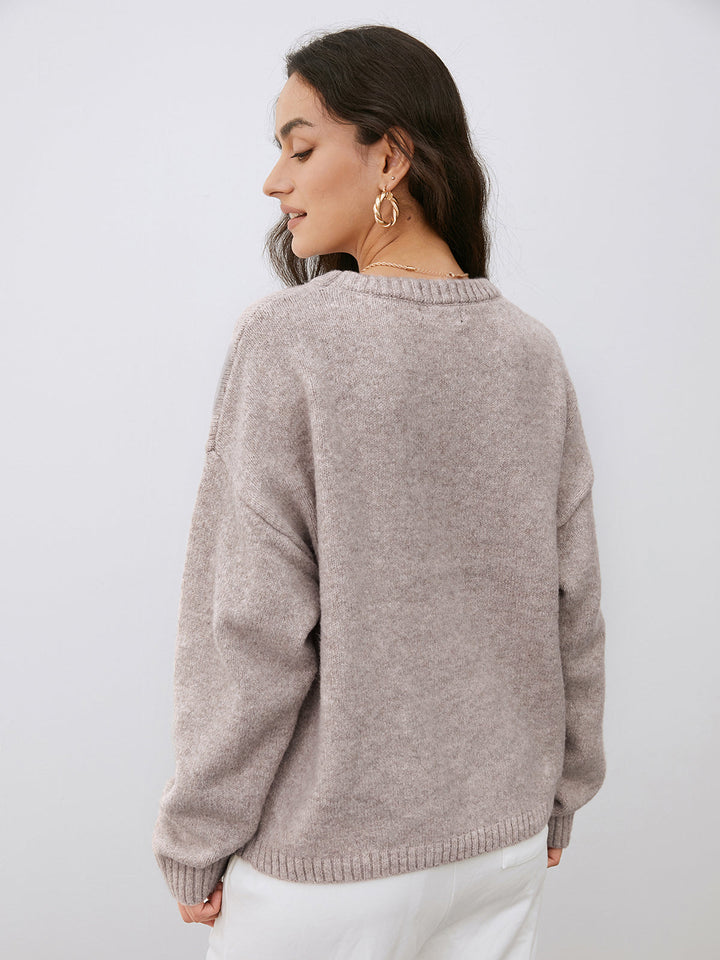 NORA - Casual Gebreide Trui Voor Dames