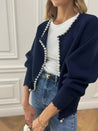 Zomer Cardigan Met Parels