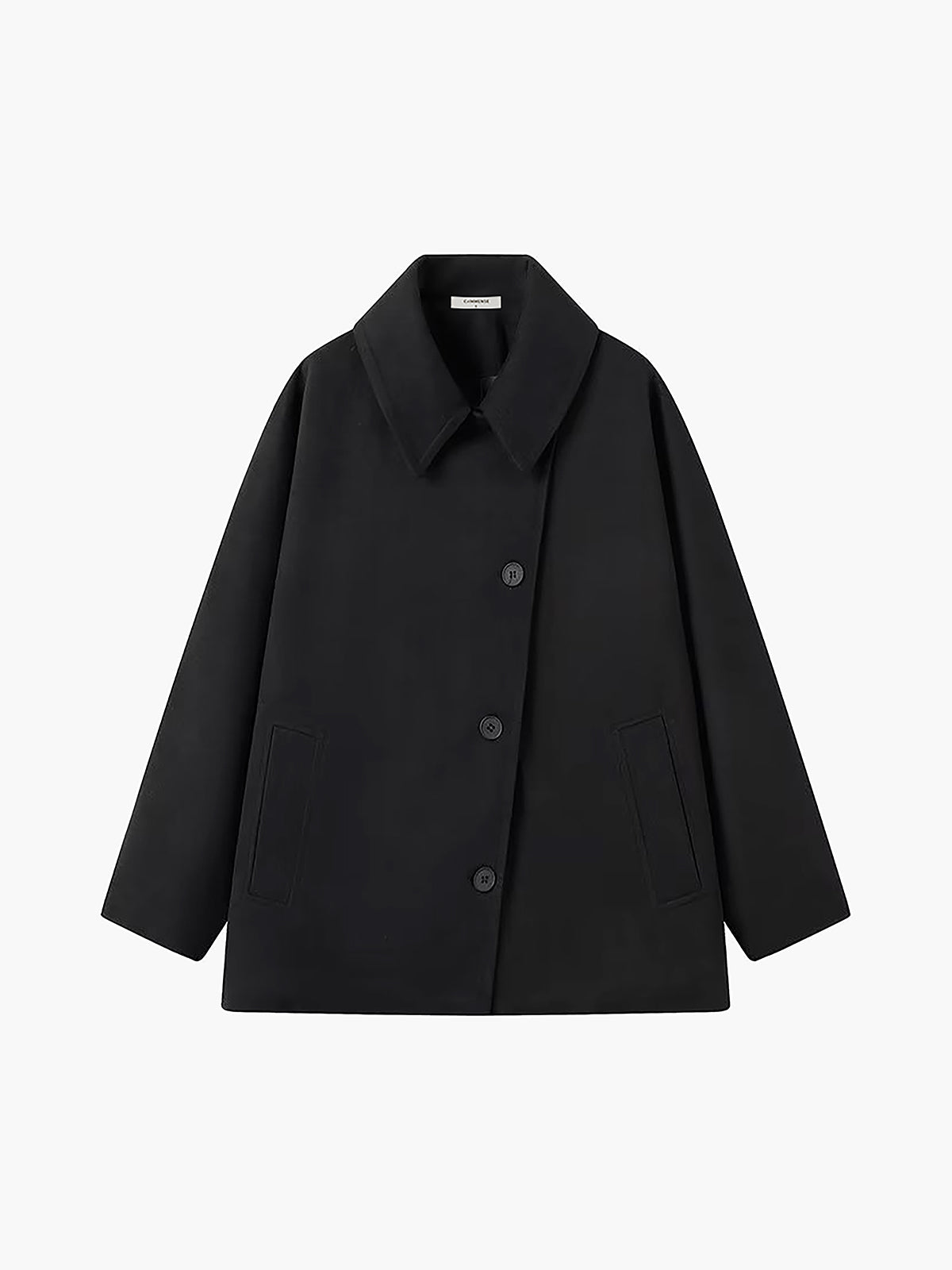 Orlana - Oversized Warme Damesjas Met Knopen