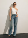 Mouwloze One-Shoulder Bodysuit Dames