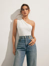 Mouwloze One-Shoulder Bodysuit Dames