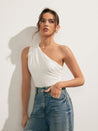 Mouwloze One-Shoulder Bodysuit Dames