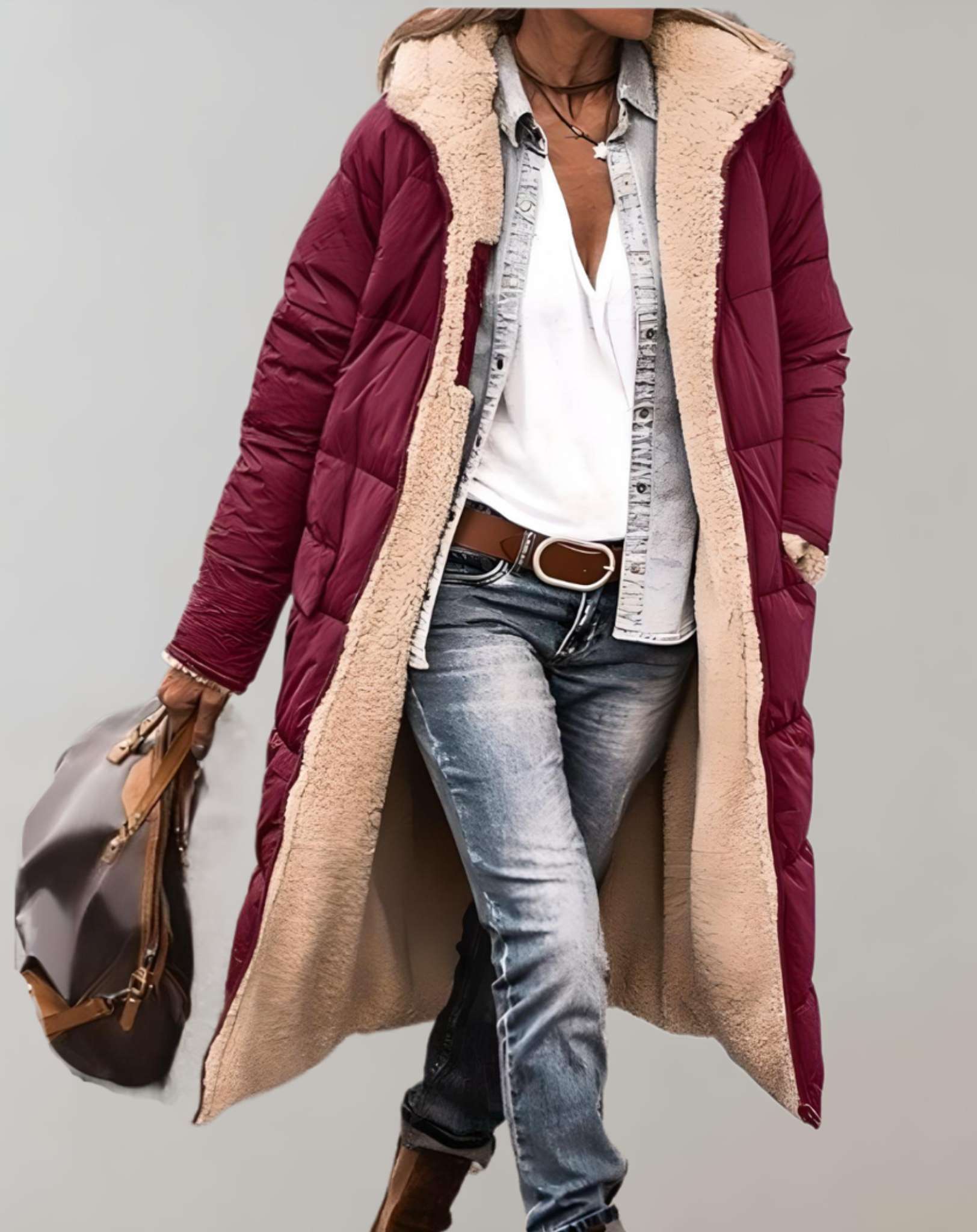 NOA - Warme Wintertrenchcoat Voor Dames