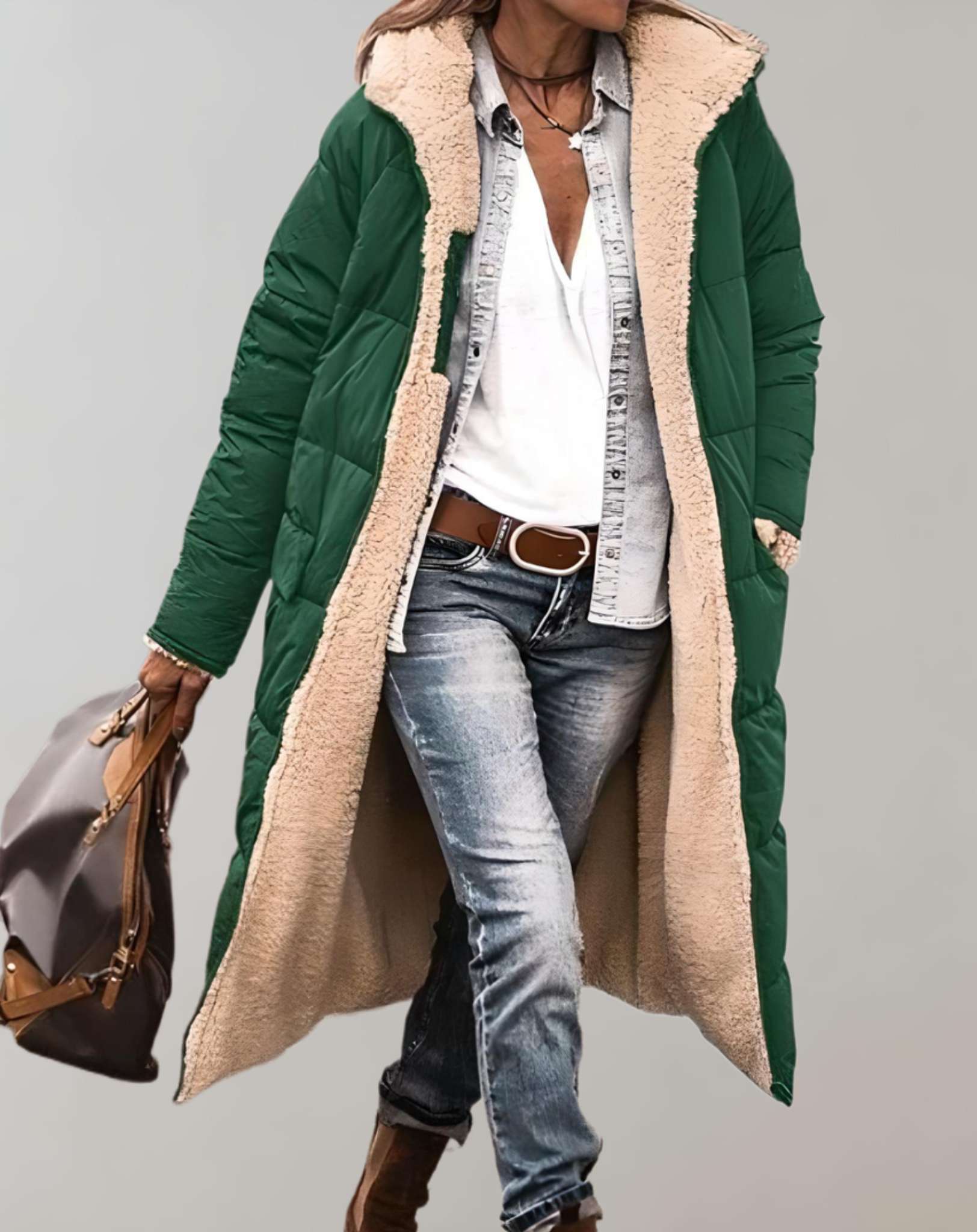 NOA - Warme Wintertrenchcoat Voor Dames