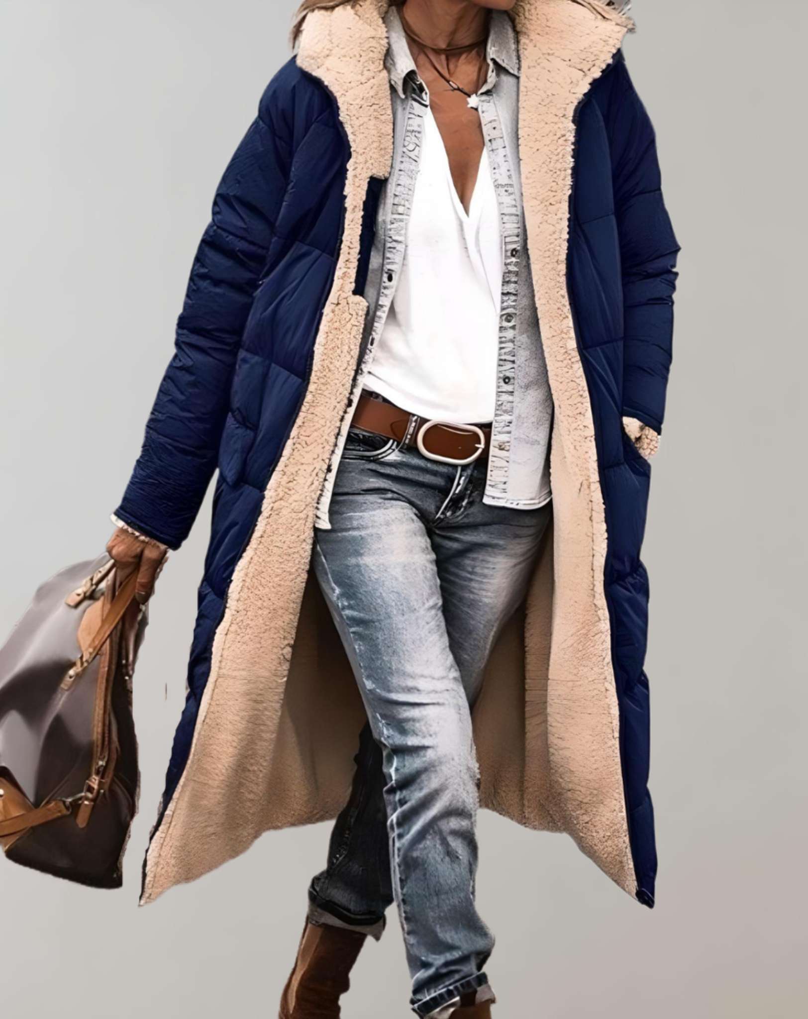 NOA - Warme Wintertrenchcoat Voor Dames
