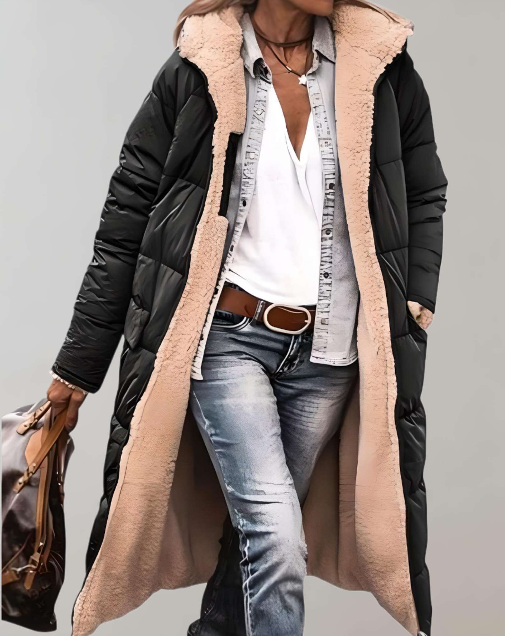 NOA - Warme Wintertrenchcoat Voor Dames