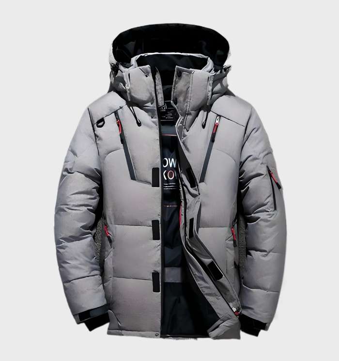 Heren Winterjas Met Capuchon En Eendendons - Nelson