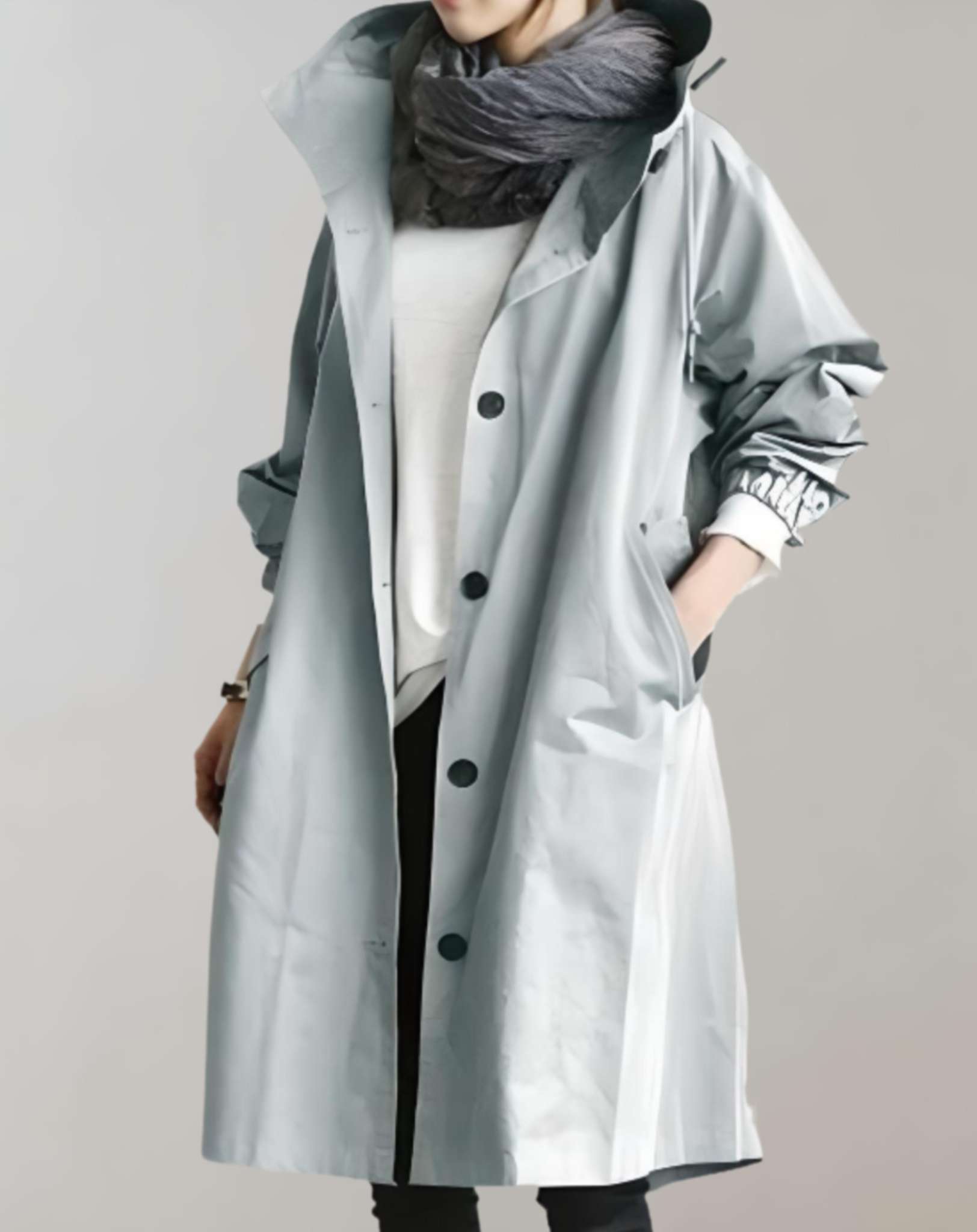 Lana - Waterdichte Trenchcoat Met Capuchon