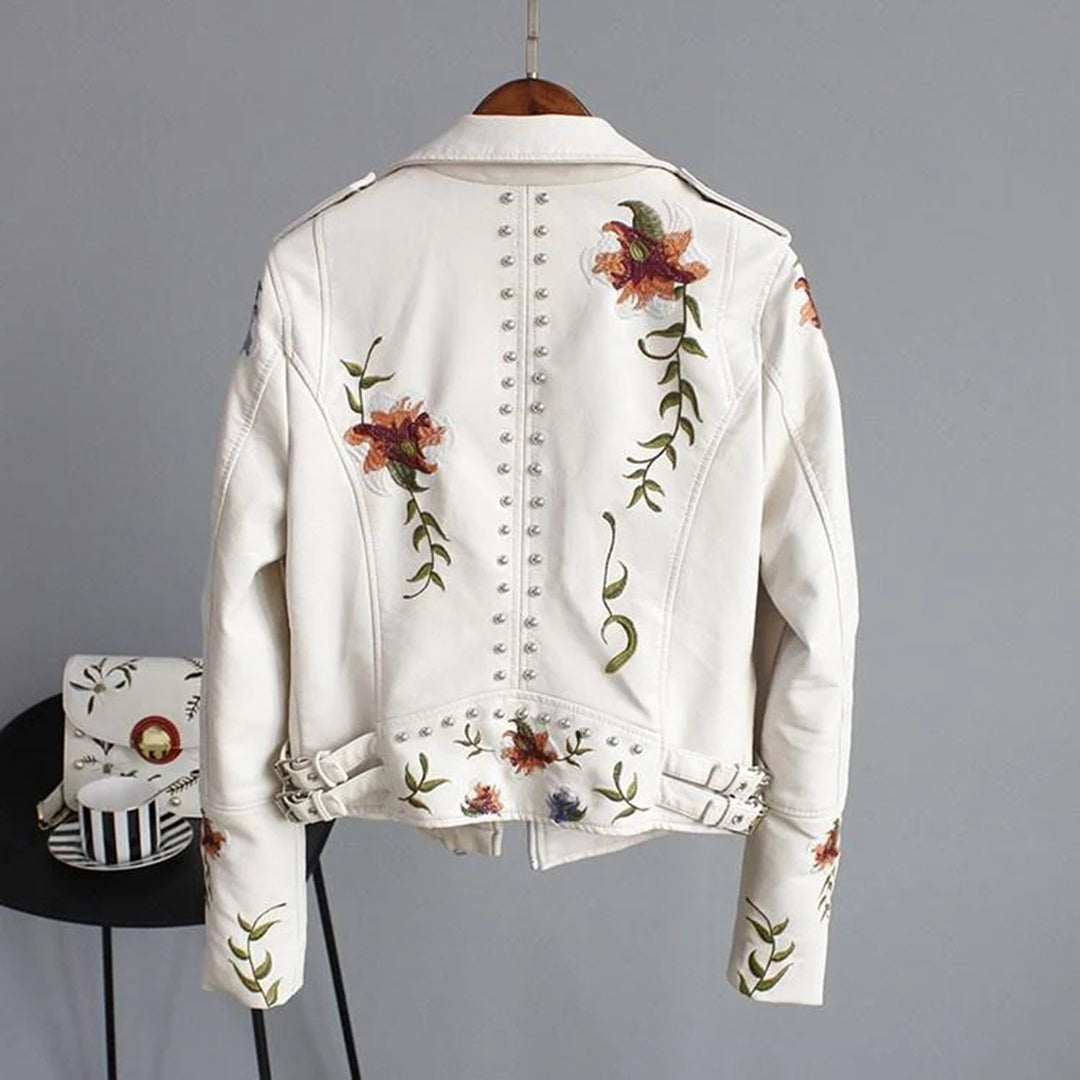 LOUISE - Vrouwenjack Met Bloemenprint