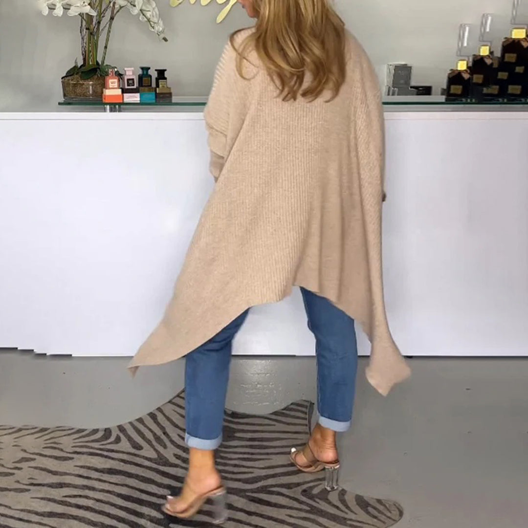 Lange Casual Dames Trui Met Col