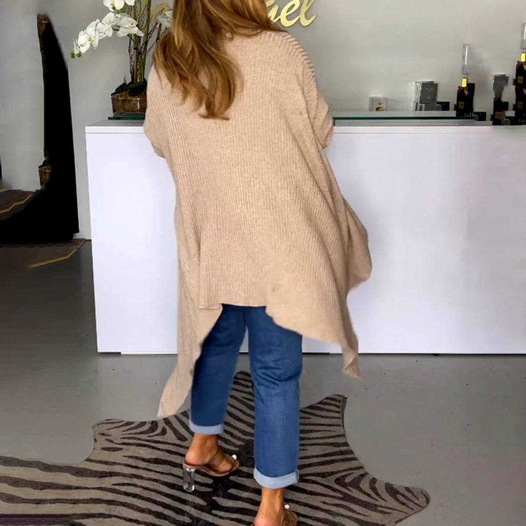 Lange Casual Dames Trui Met Col