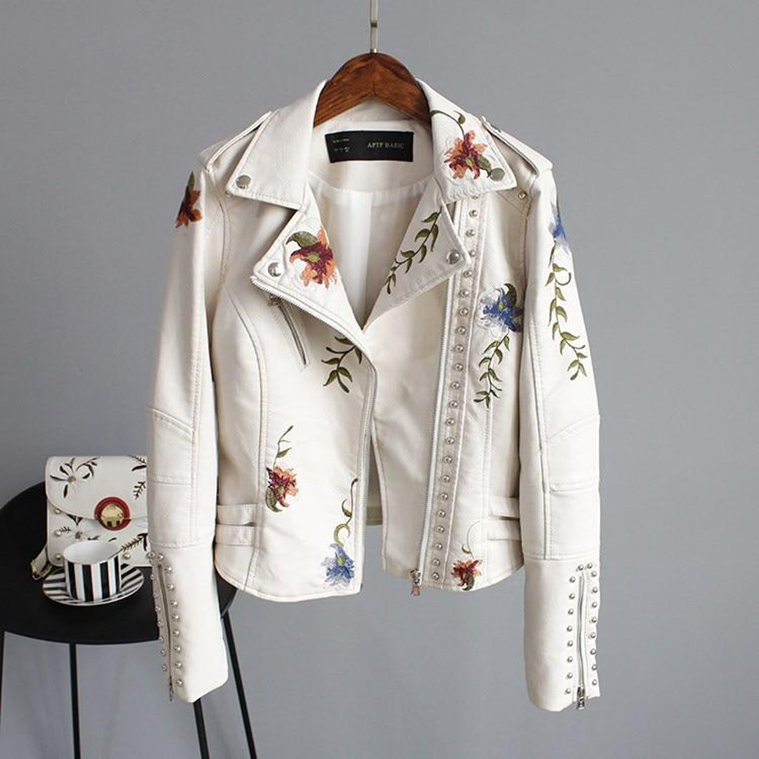 LOUISE - Vrouwenjack Met Bloemenprint