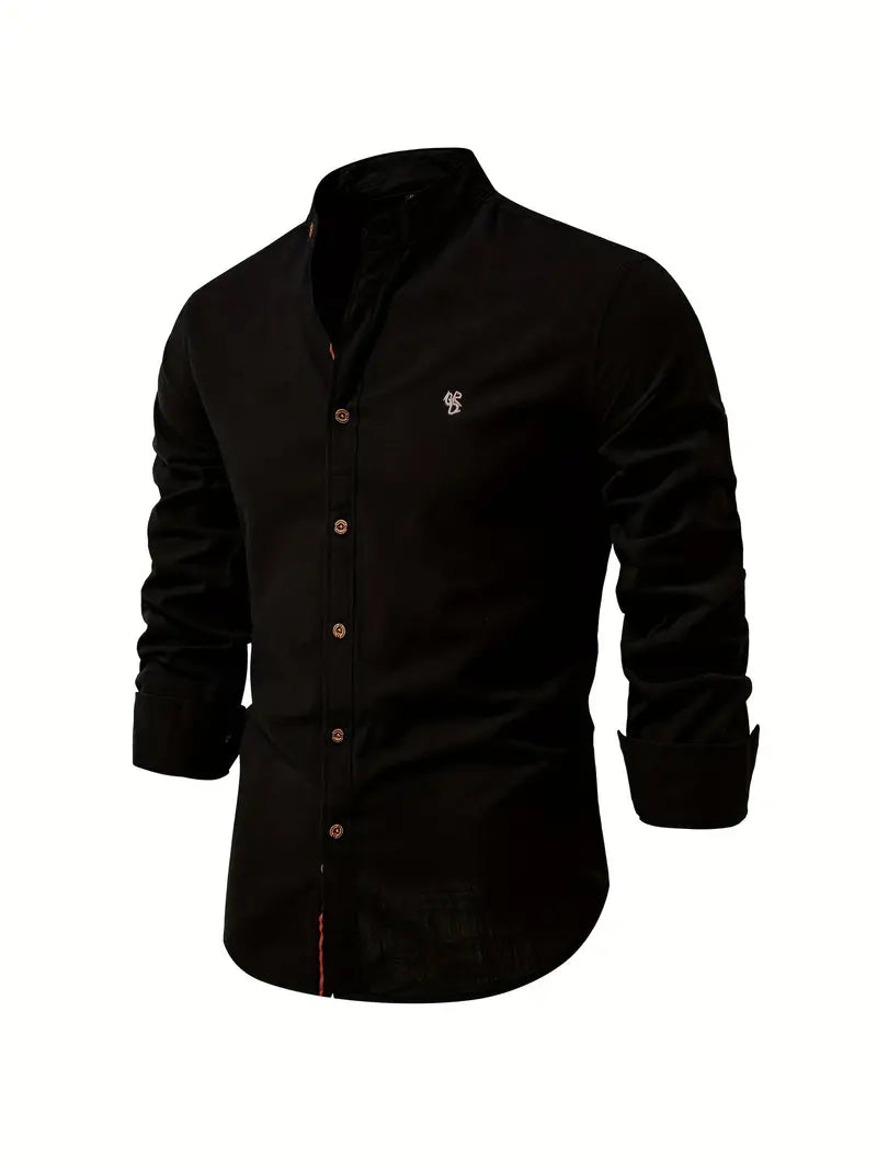 Heren Casual Spijker Blouse Lange Mouwen