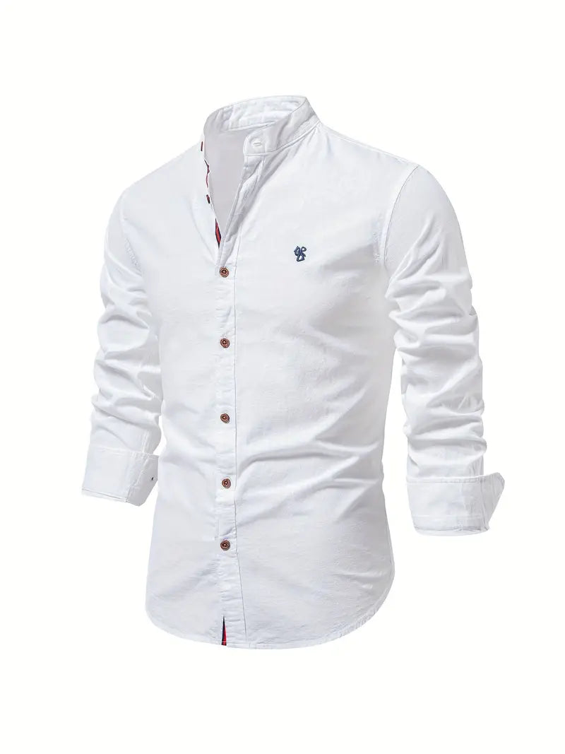 Heren Casual Spijker Blouse Lange Mouwen