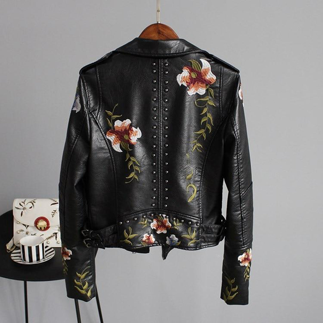 LOUISE - Vrouwenjack Met Bloemenprint