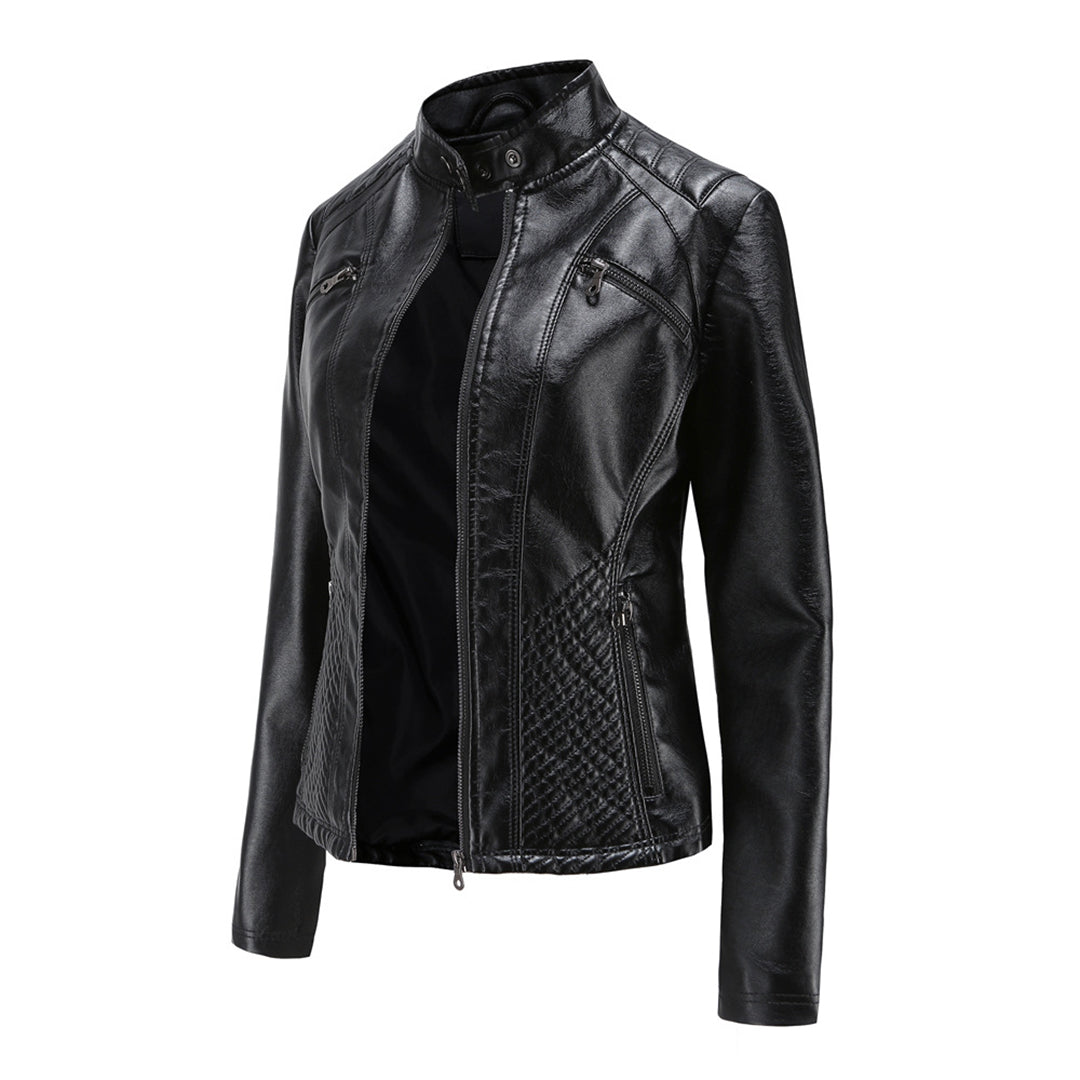 Stijlvolle Bikerjack Met Ritszakken | Winter