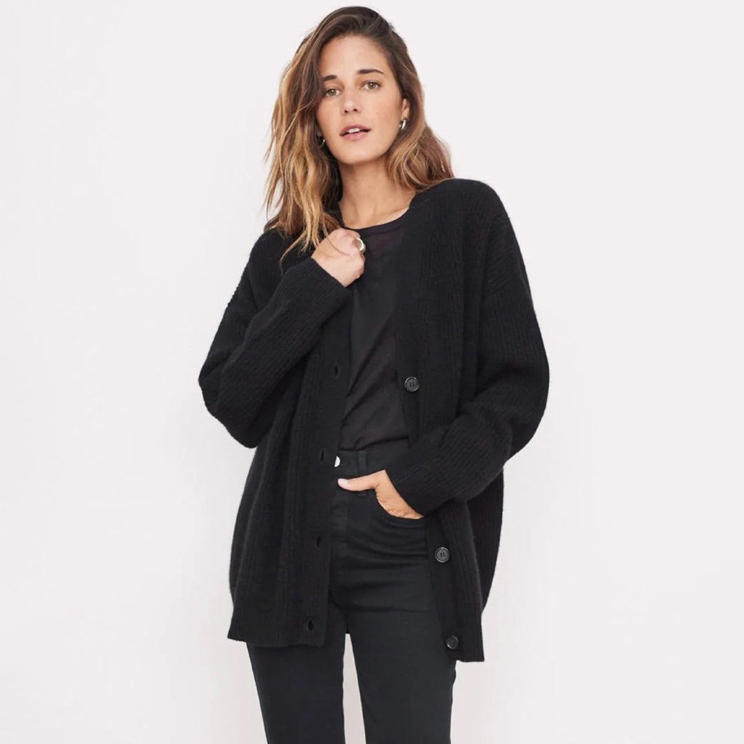 Nora - Knus Dames Vest Met Knopen