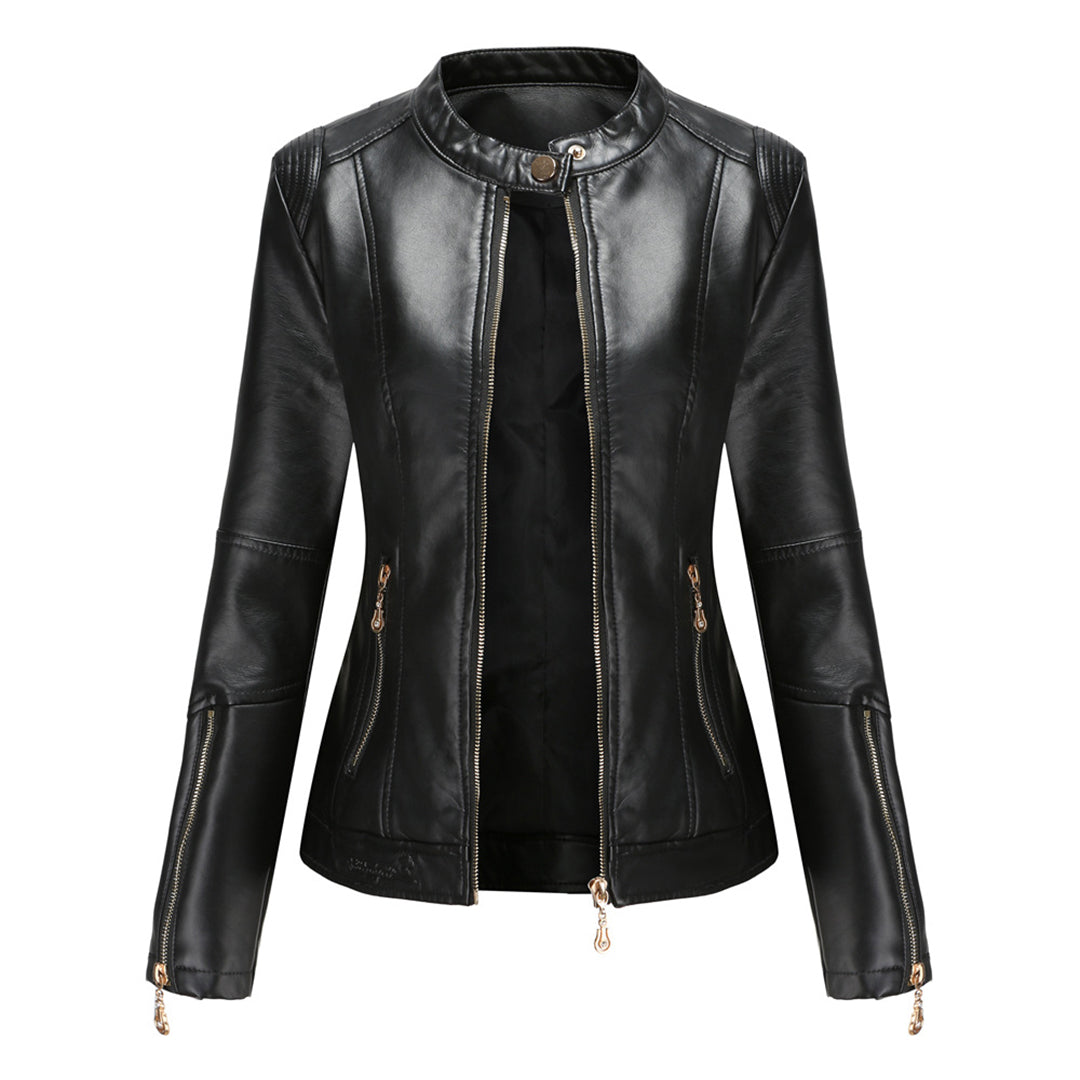 Dames Leren Motorjack | Met Rits