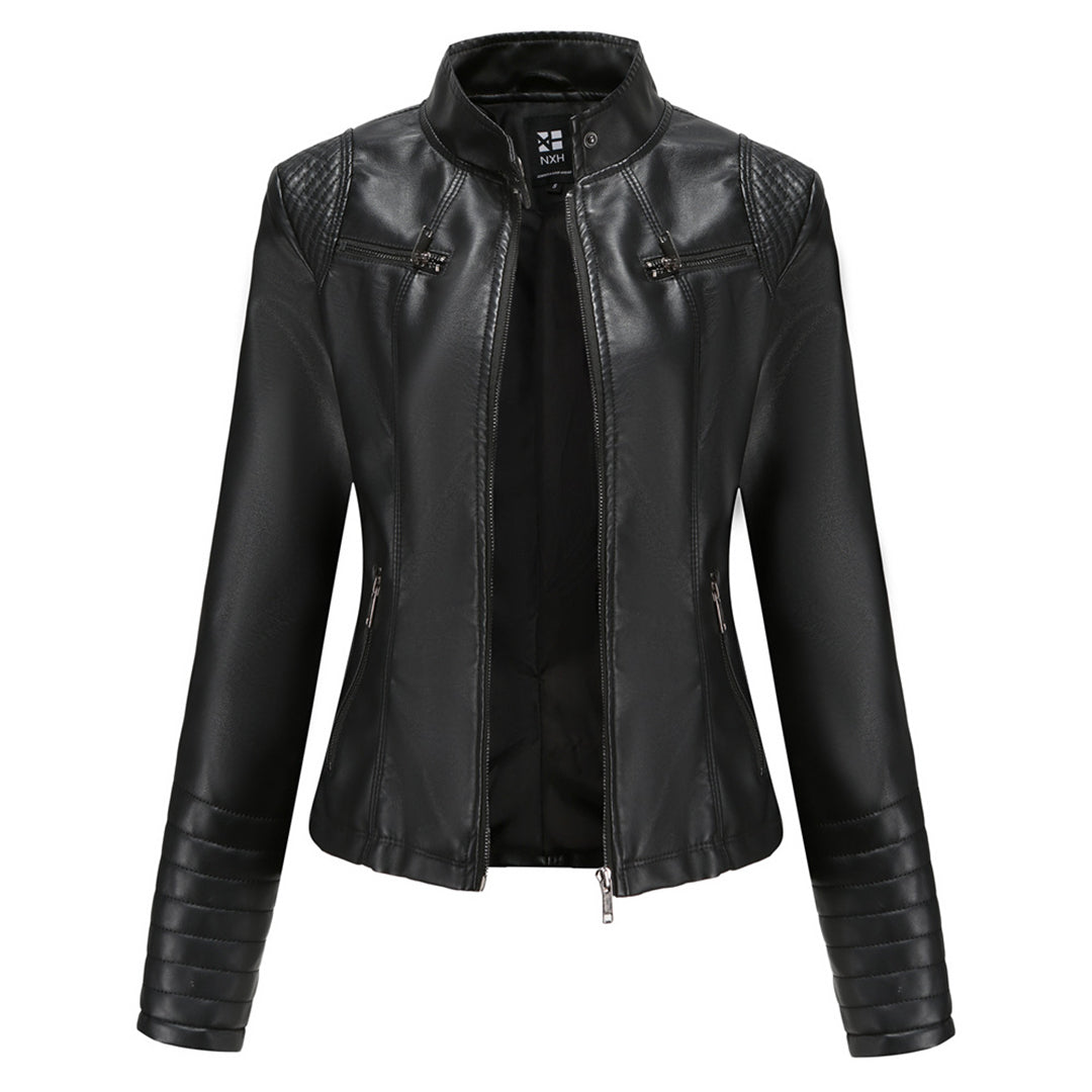 Stijlvolle Bikerjack Met Ritszakken | Winter