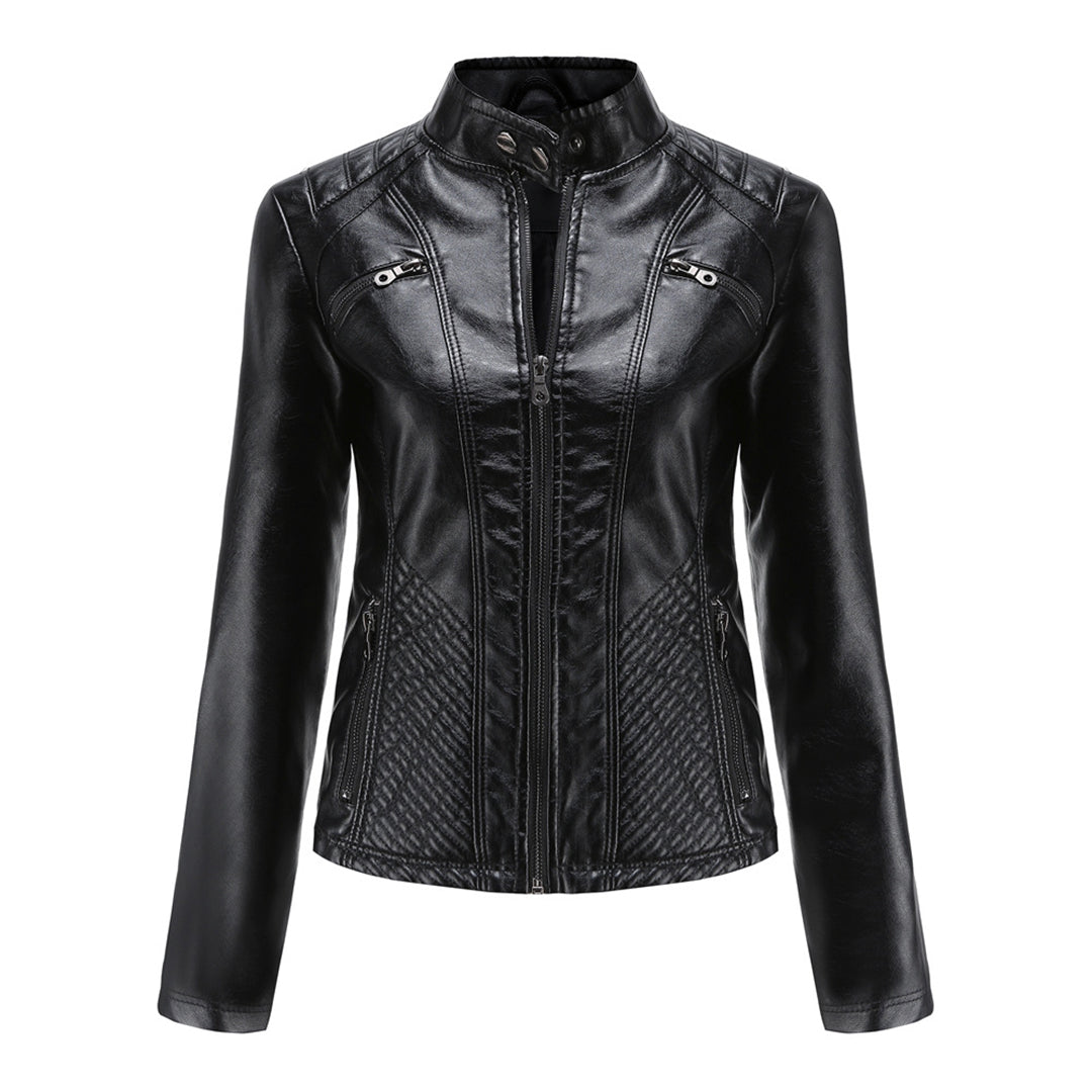 Stijlvolle Bikerjack Met Ritszakken | Winter