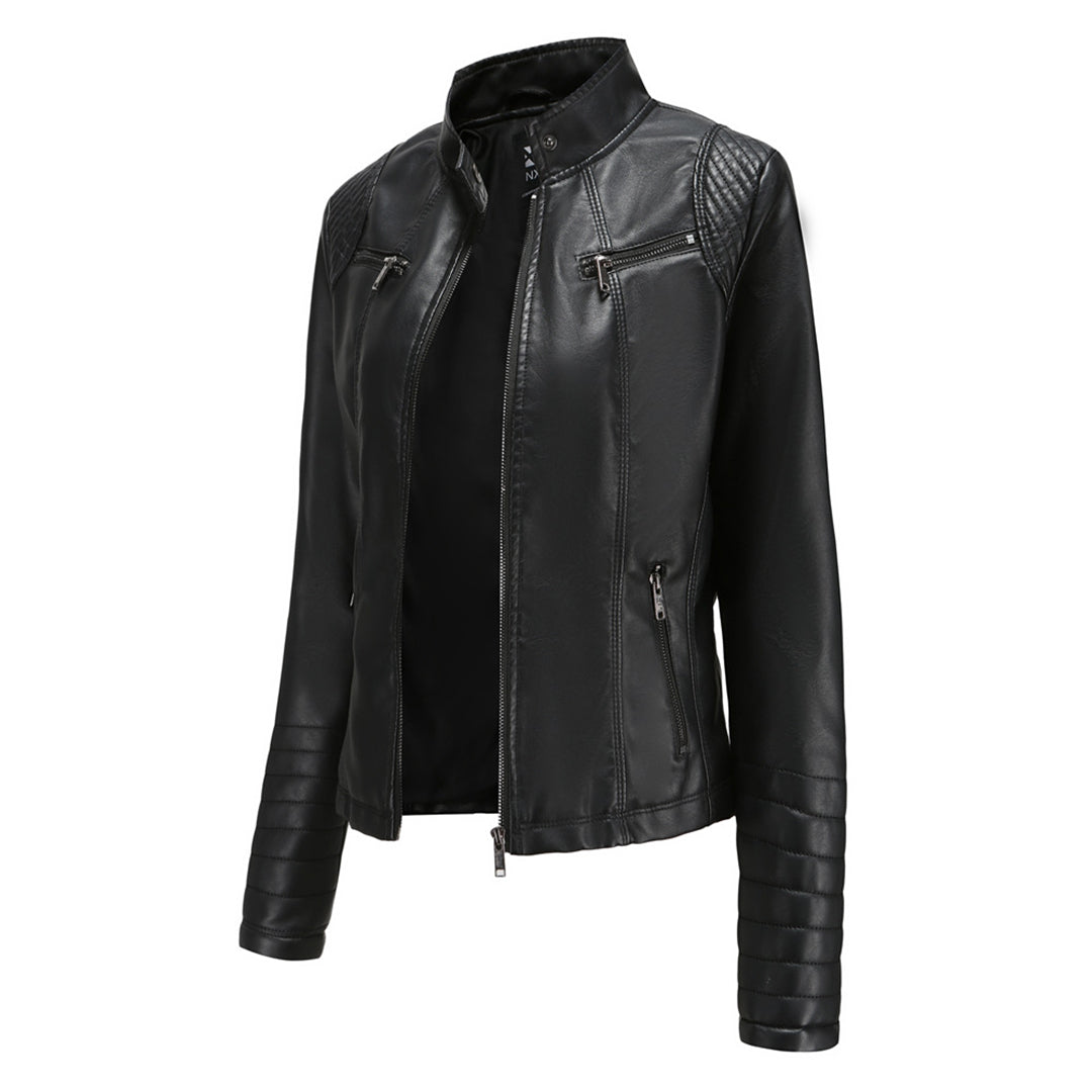 Stijlvolle Bikerjack Met Ritszakken | Winter