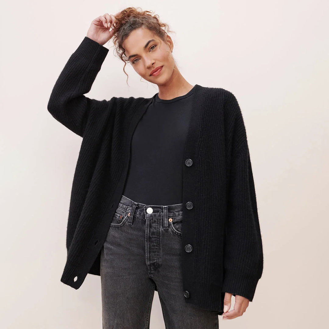 Nora - Knus Dames Vest Met Knopen
