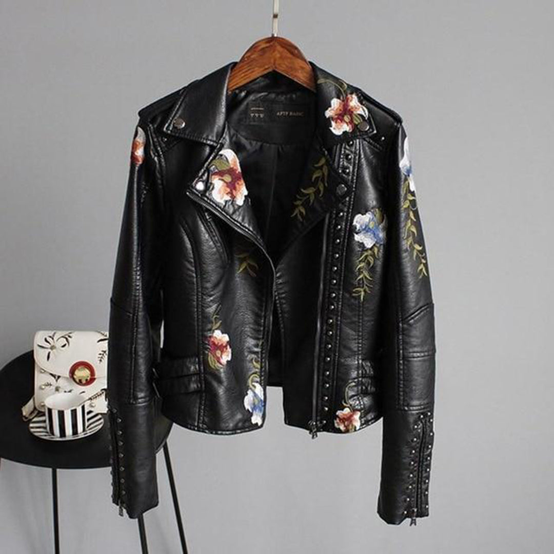 LOUISE - Vrouwenjack Met Bloemenprint