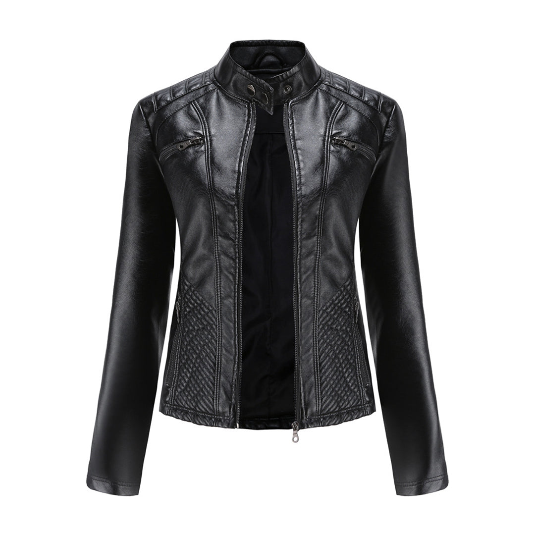 Stijlvolle Bikerjack Met Ritszakken | Winter