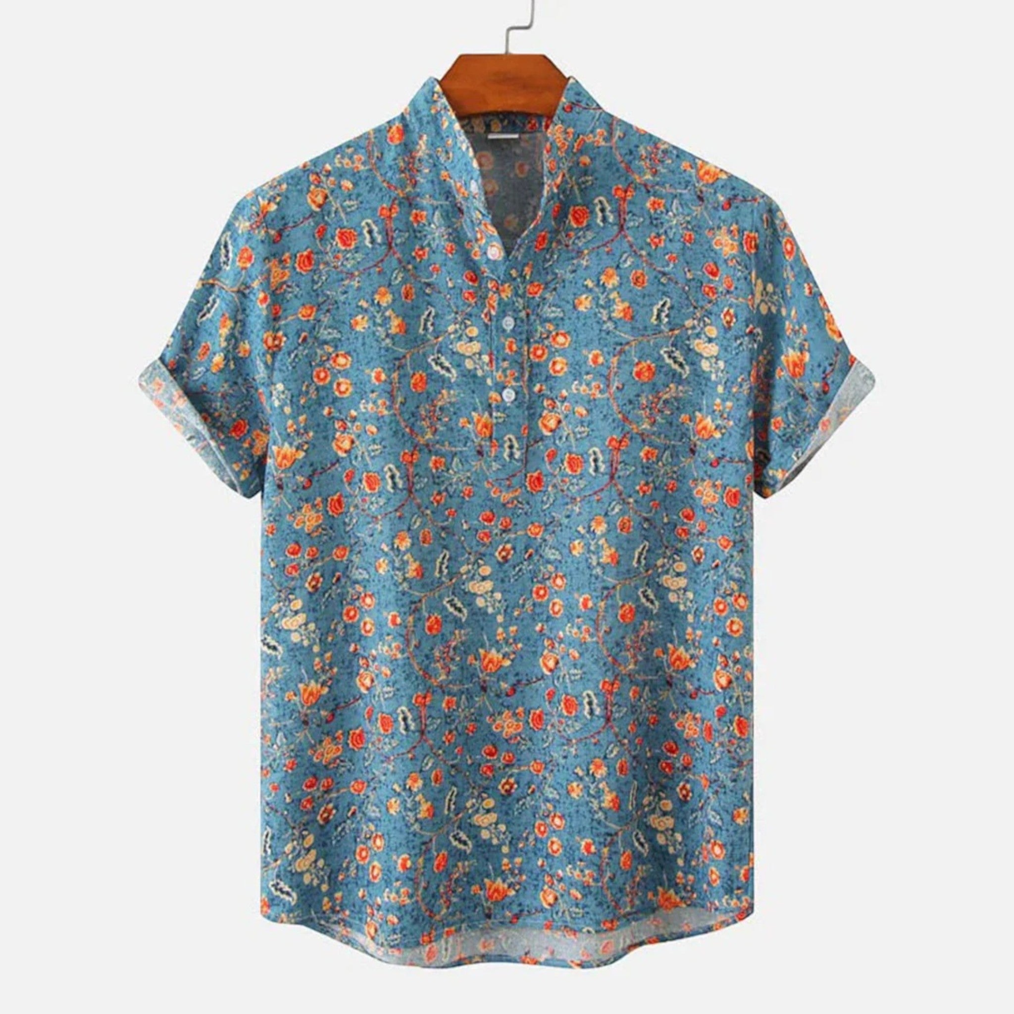 Milan | Tropisch Poloshirt Voor Heren | Korte Mouwen