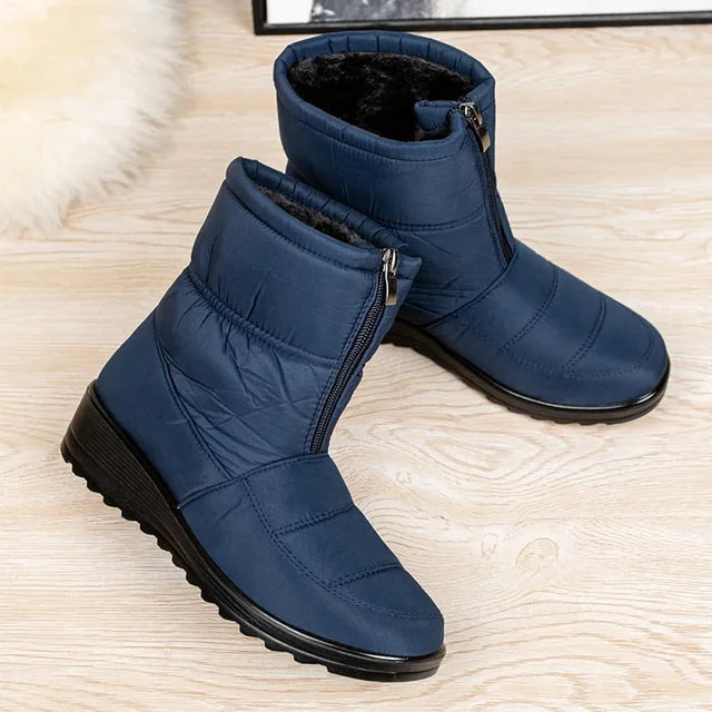 Leren Retro Laarzen Voor Dames - Alice