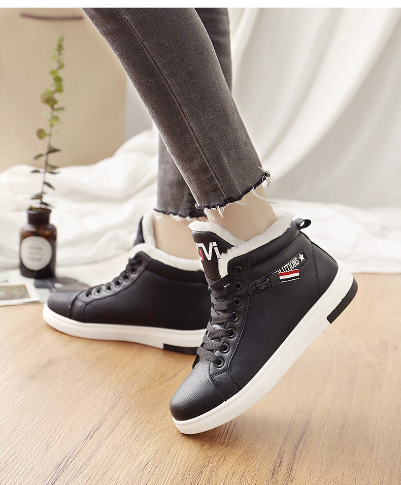 Warme Hoge Sneakers Voor Dames - Brittney
