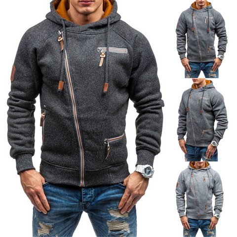 Casual Fleece Vest Met Capuchon Voor Heren - Benson