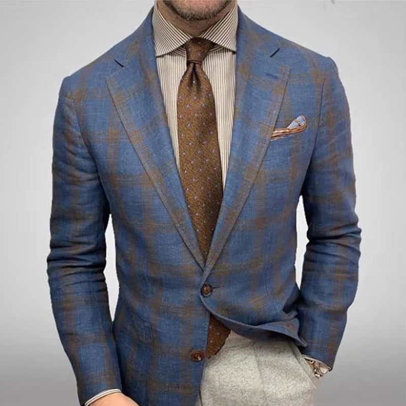 Geruite Stijlvolle Blazer voor Heren - Rogier
