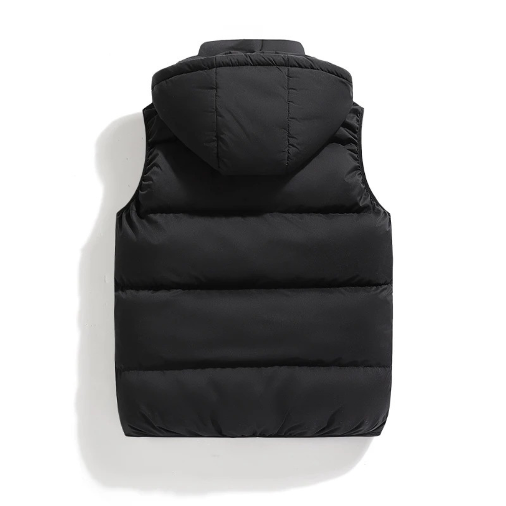 Puffer Bodywarmer Met Capuchon