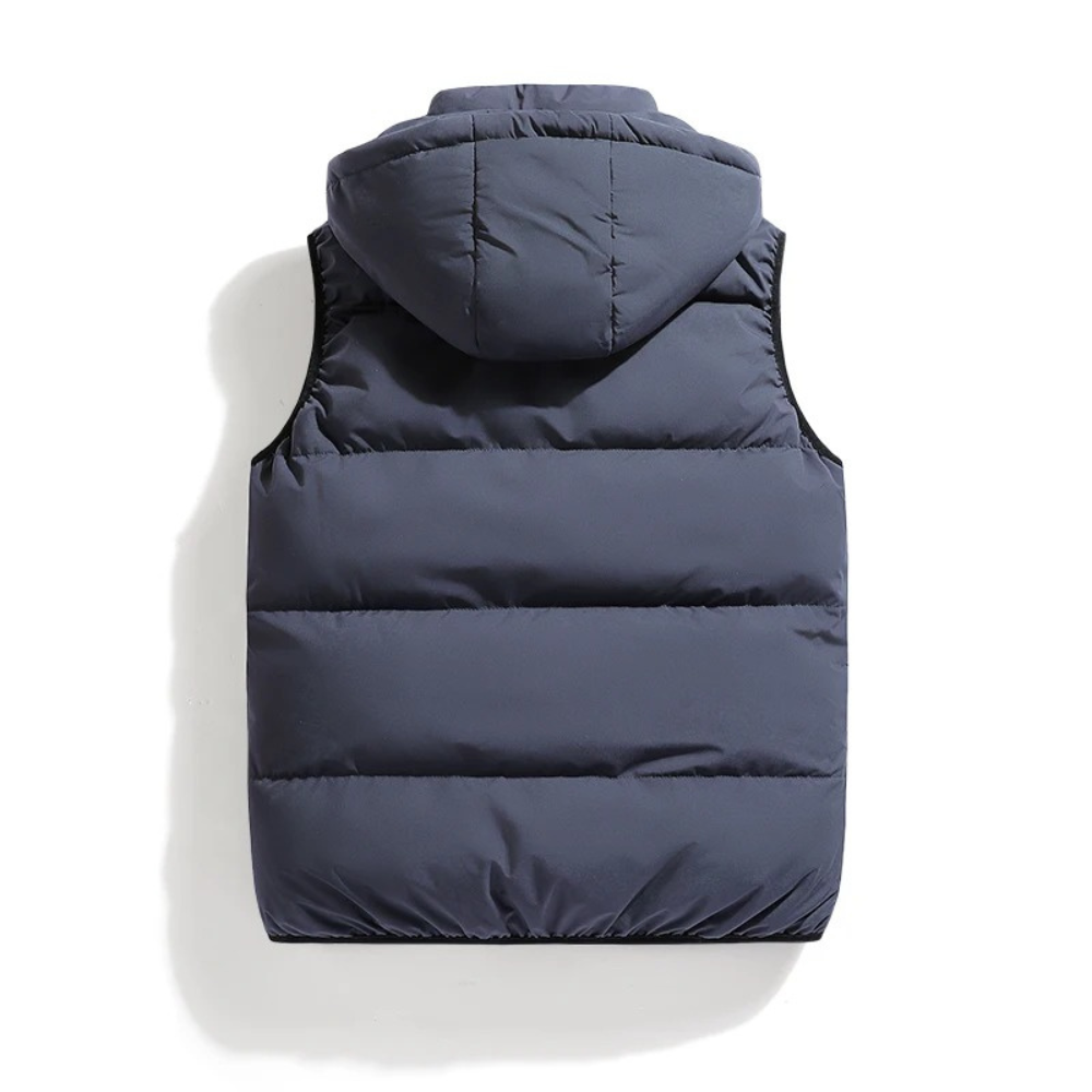 Puffer Bodywarmer Met Capuchon