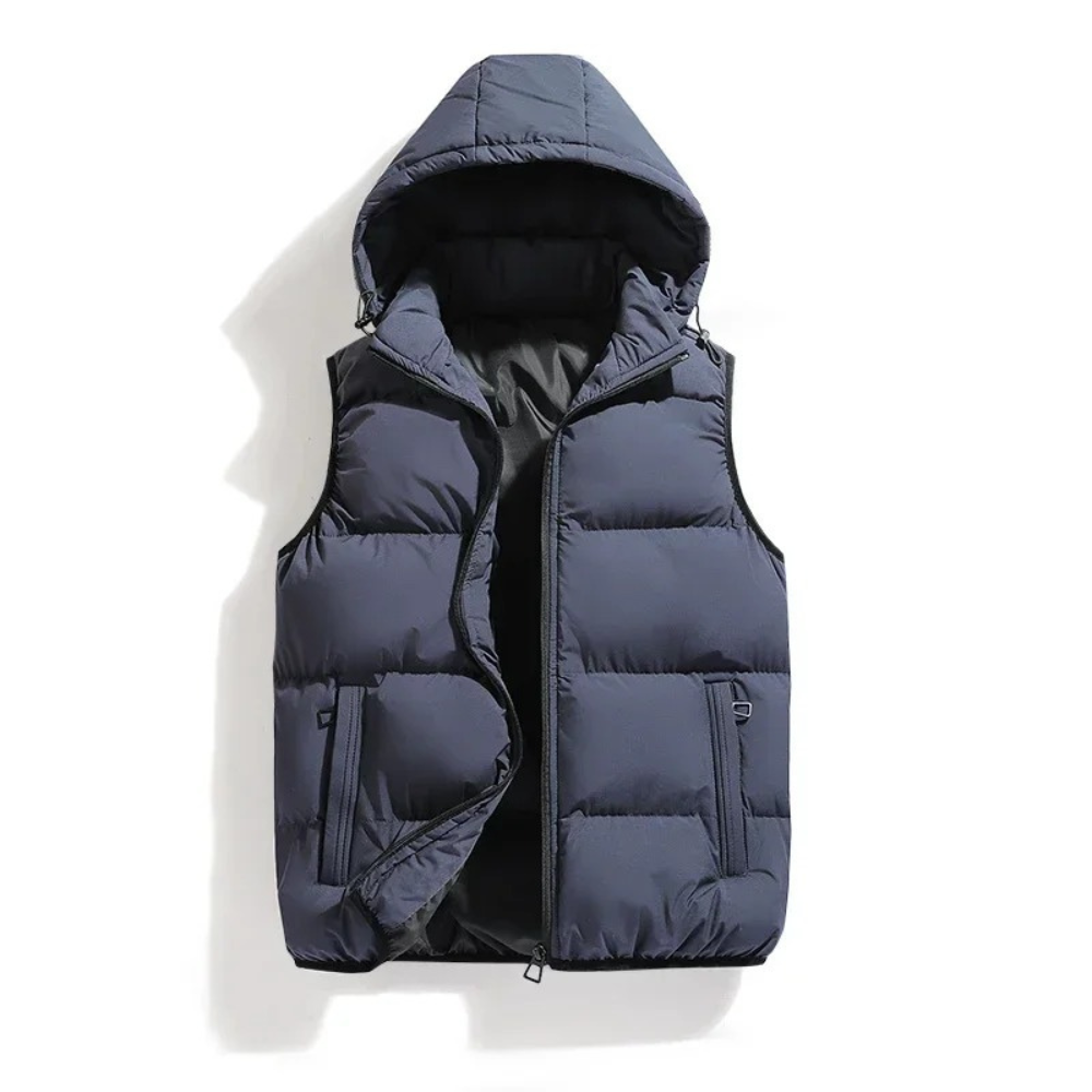 Puffer Bodywarmer Met Capuchon