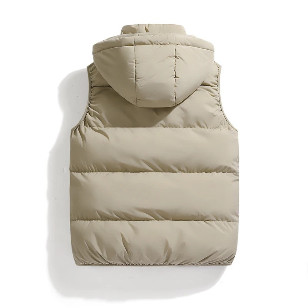 Puffer Bodywarmer Met Capuchon
