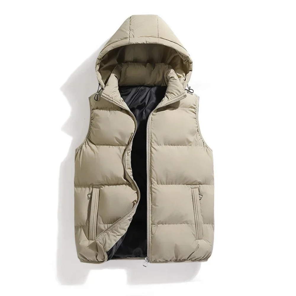 Puffer Bodywarmer Met Capuchon