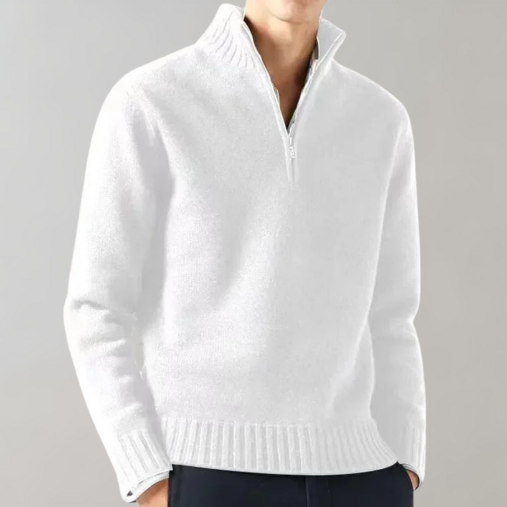 Stijlvolle Sweater met Half Zipper - Hugo