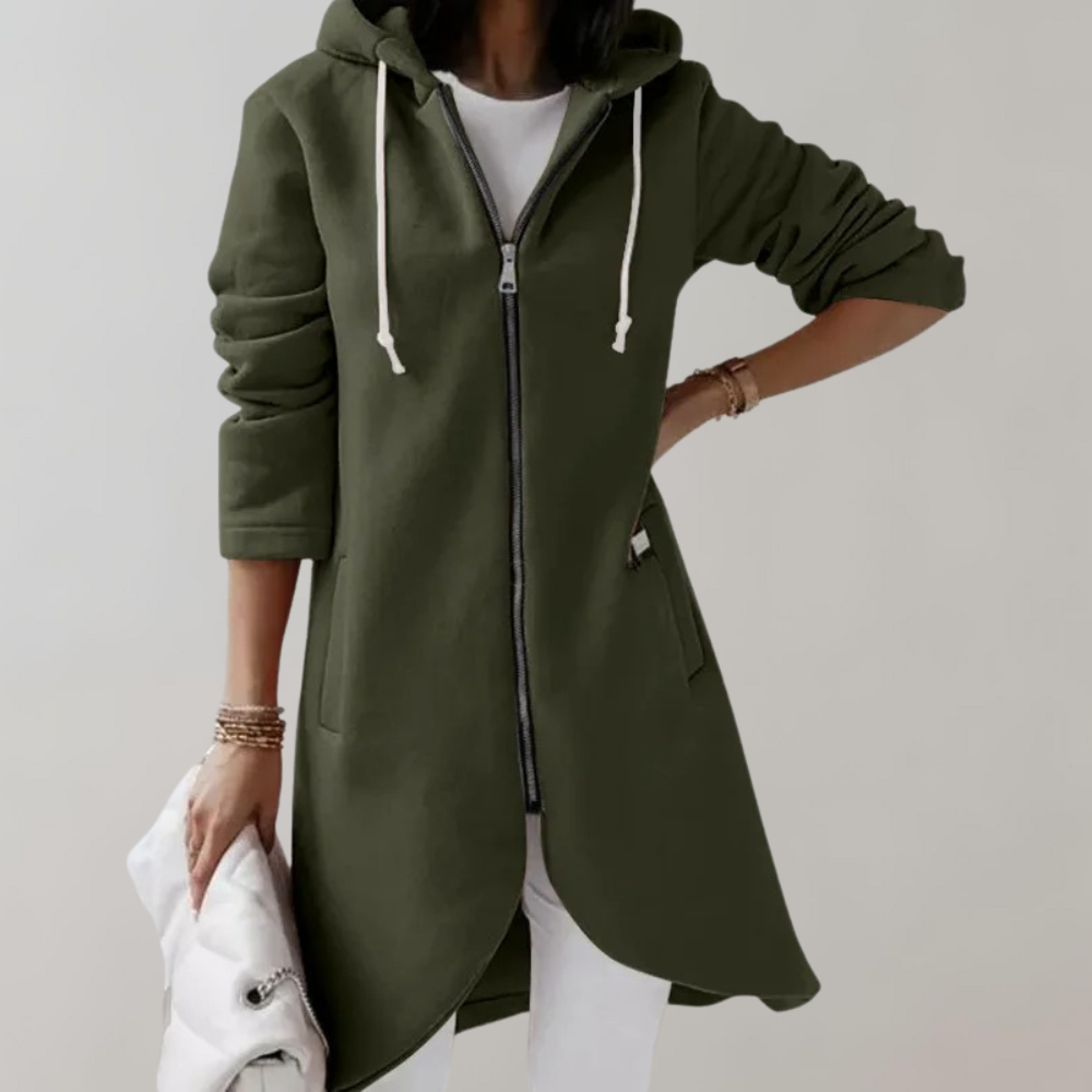 Sandra - Stijlvol Vest Met Capuchon Voor Dames