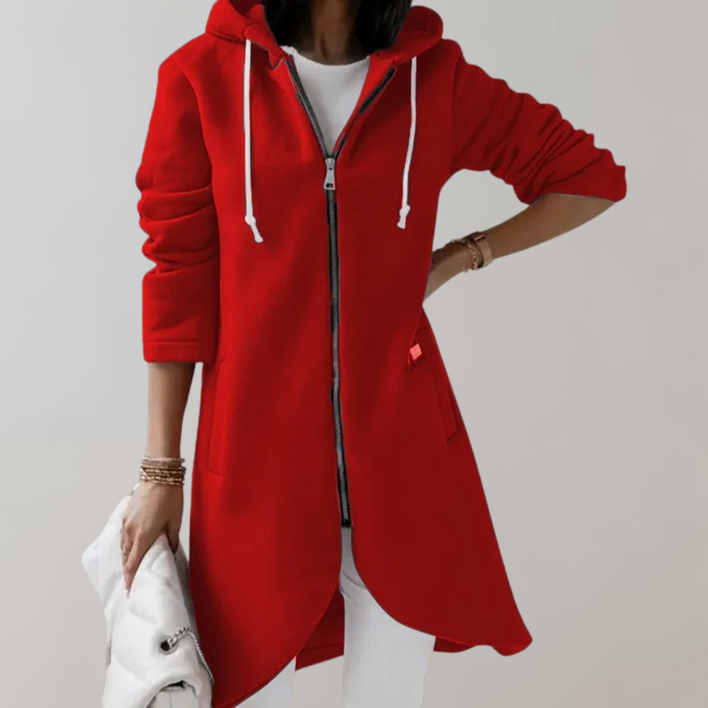 Sandra - Stijlvol Vest Met Capuchon Voor Dames