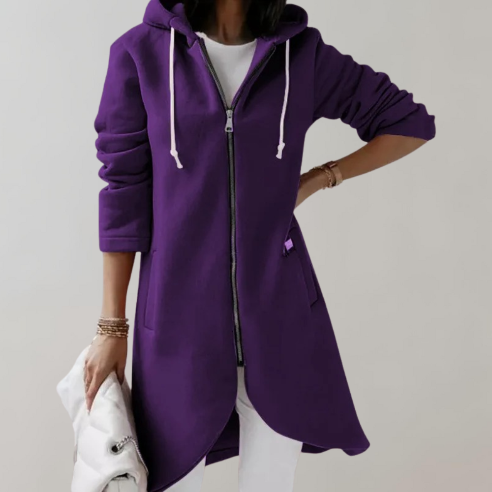 Sandra - Stijlvol Vest Met Capuchon Voor Dames